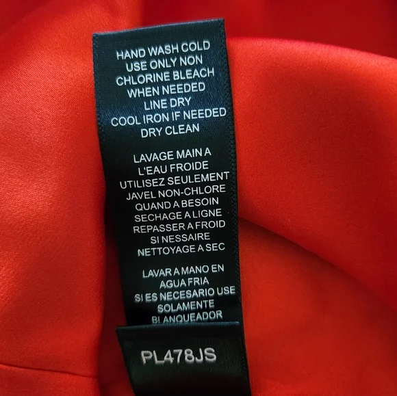 BCBG Silk Yellow Red Floral Strapless Mini Dress Size 12 - Picture 11 of 16